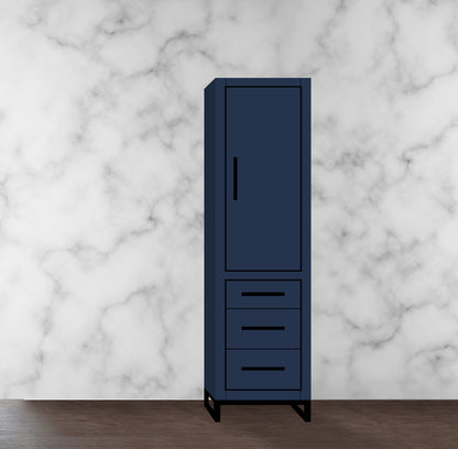 Estate 20"W x 18"D x 76"H Free Standing Linen Cabinet R Hinged