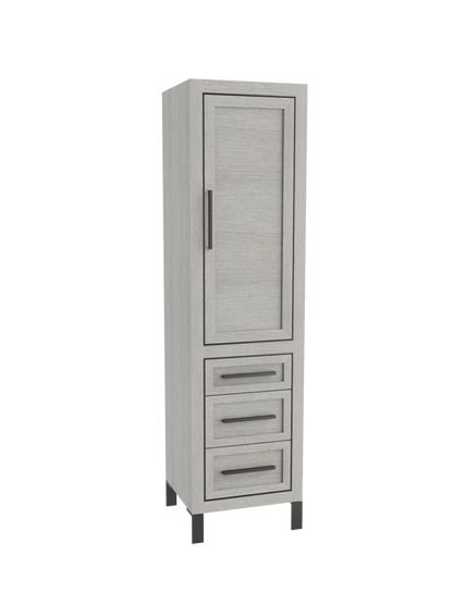 Estate 20"W x 18"D x 76"H Free Standing Linen Cabinet R Hinged