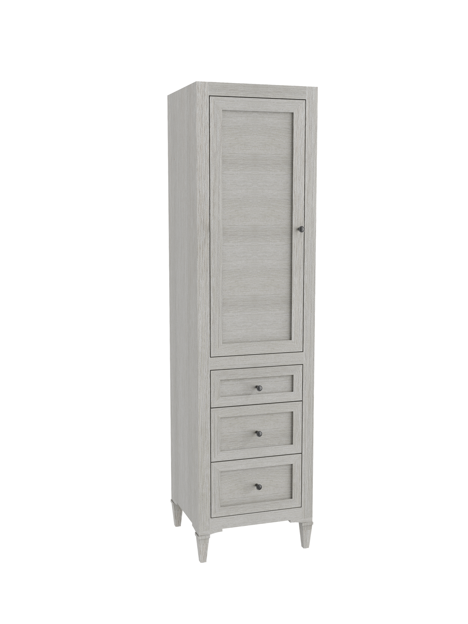 Heirloom 20"W x 18"D x 76"H Free Standing Linen Cabinet L Hinged
