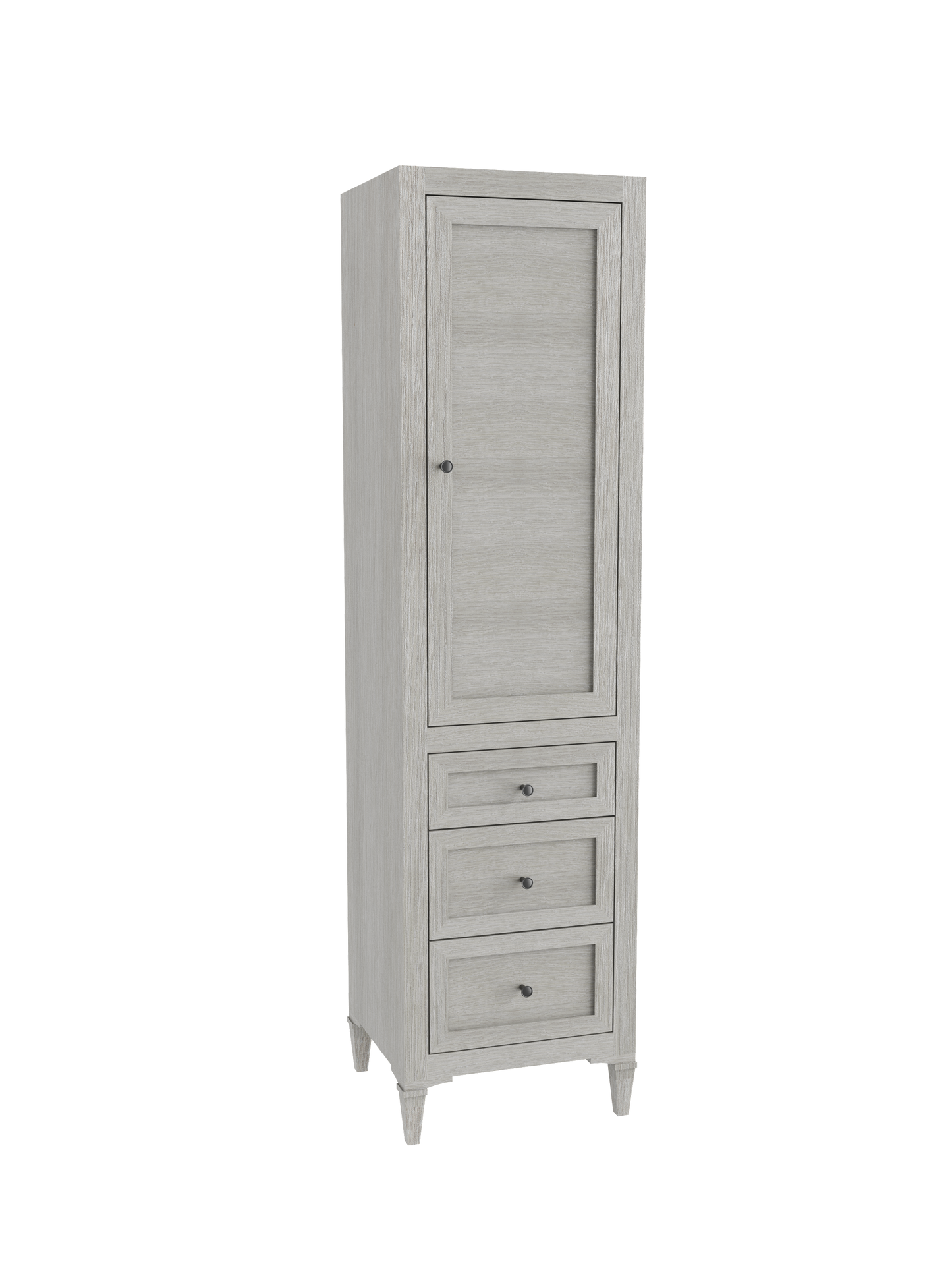 Heirloom 20"W x 18"D x 76"H Free Standing Linen Cabinet L Hinged