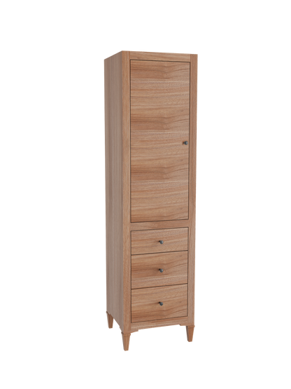 Legacy 20"W x 18"D x 76"H Free Standing Linen Cabinet L Hinged