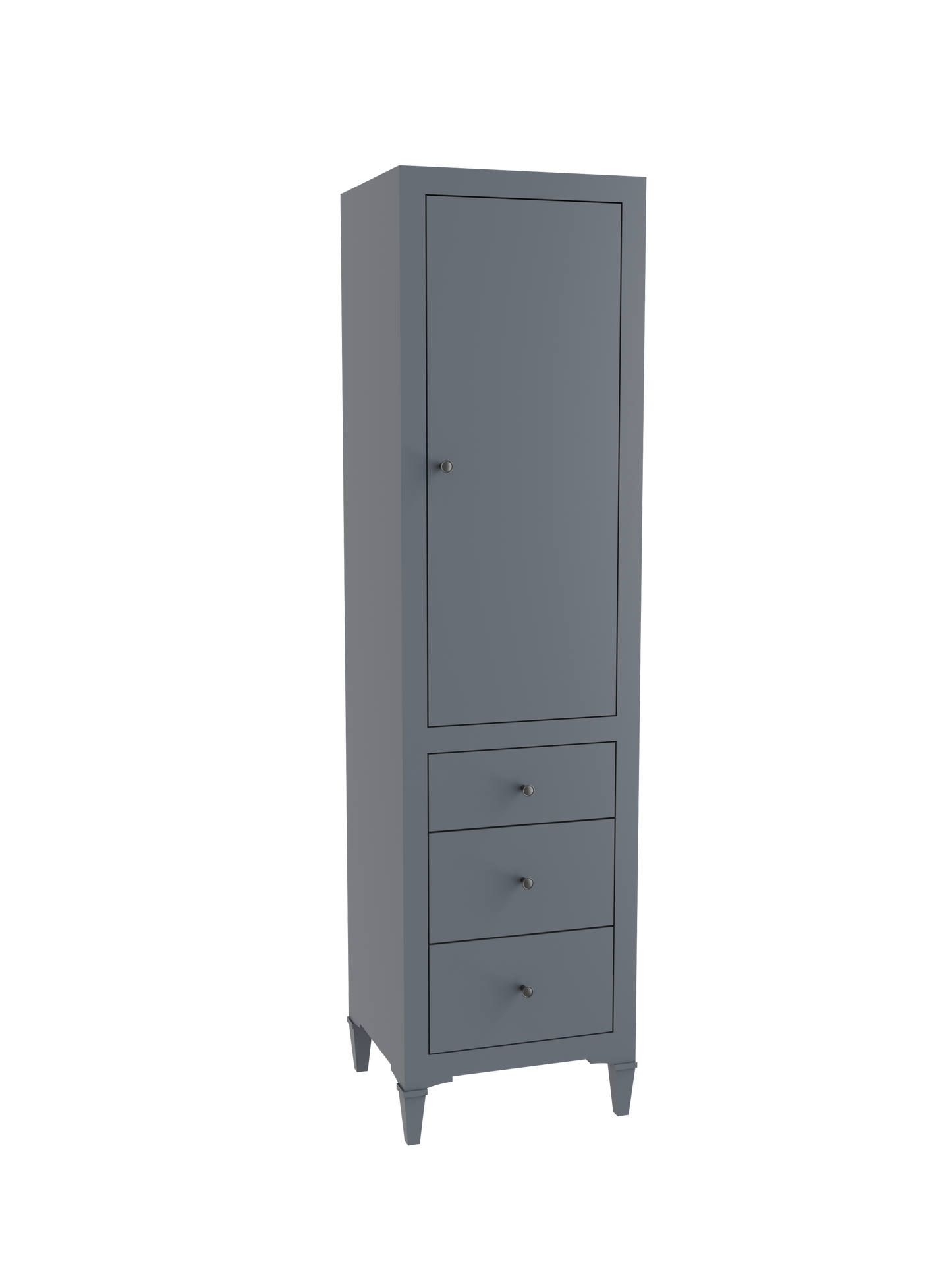 Legacy 20"W x 18"D x 76"H Free Standing Linen Cabinet L Hinged