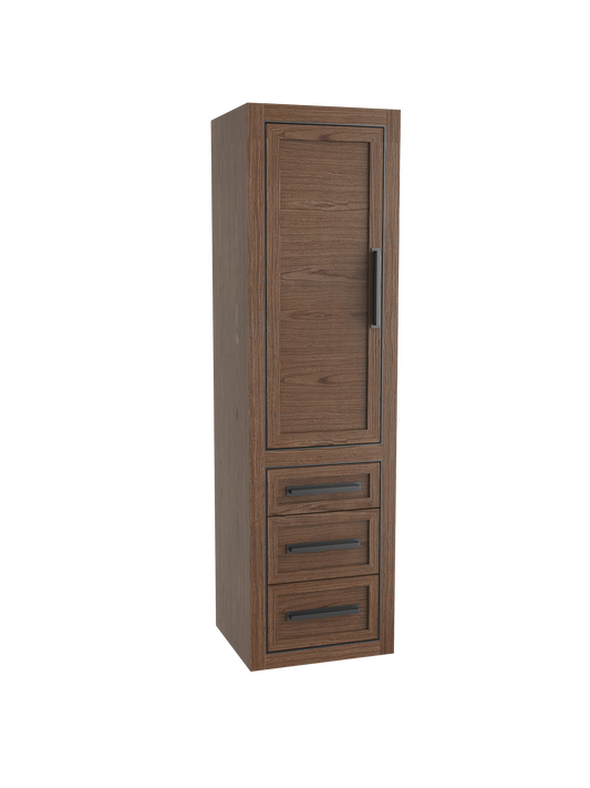 Renaissance 20"W x 18"D x 71"H Wall Hung Linen Cabinet L Hinged