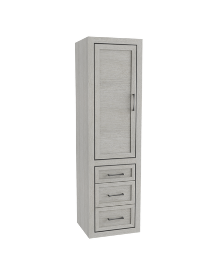 Renaissance 20"W x 18"D x 71"H Wall Hung Linen Cabinet L Hinged