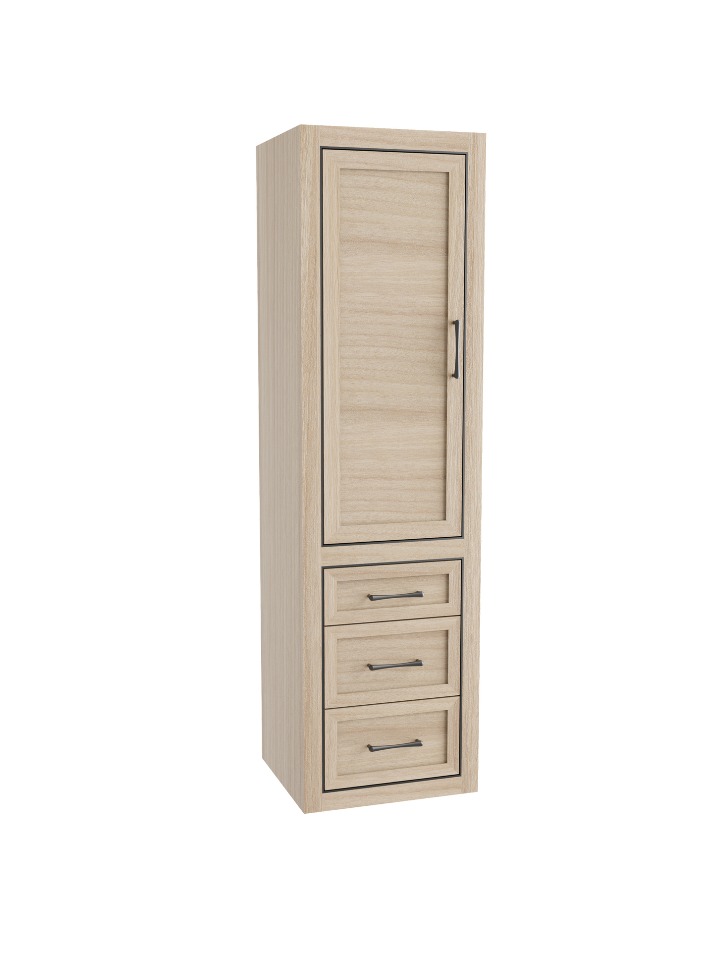 Renaissance 20"W x 18"D x 71"H Wall Hung Linen Cabinet L Hinged