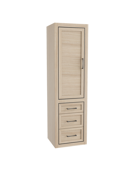 Renaissance 20"W x 18"D x 71"H Wall Hung Linen Cabinet L Hinged