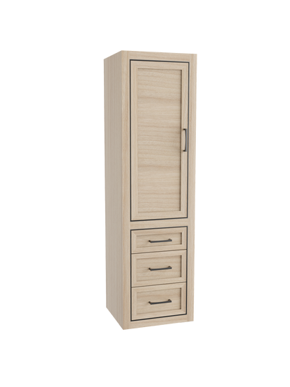 Renaissance 20"W x 18"D x 71"H Wall Hung Linen Cabinet L Hinged