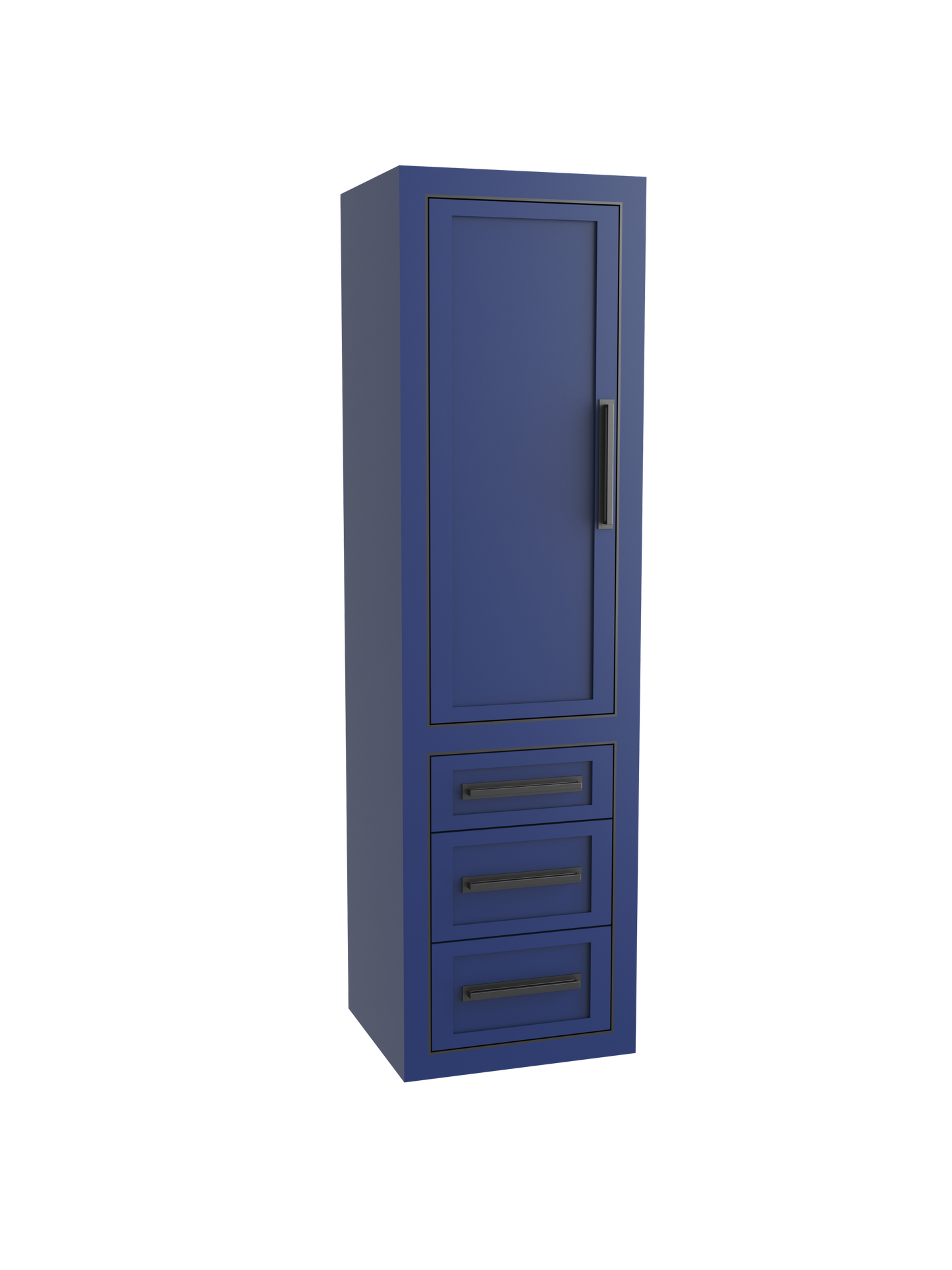 Renaissance 20"W x 18"D x 71"H Wall Hung Linen Cabinet L Hinged