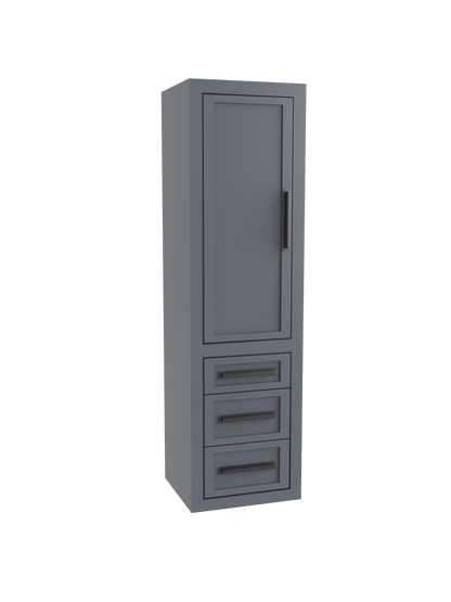 Renaissance 20"W x 18"D x 71"H Wall Hung Linen Cabinet L Hinged
