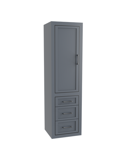 Renaissance 20"W x 18"D x 71"H Wall Hung Linen Cabinet L Hinged