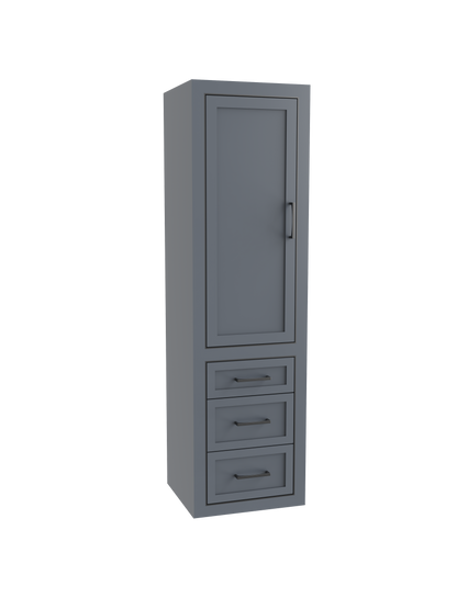 Renaissance 20"W x 18"D x 71"H Wall Hung Linen Cabinet L Hinged