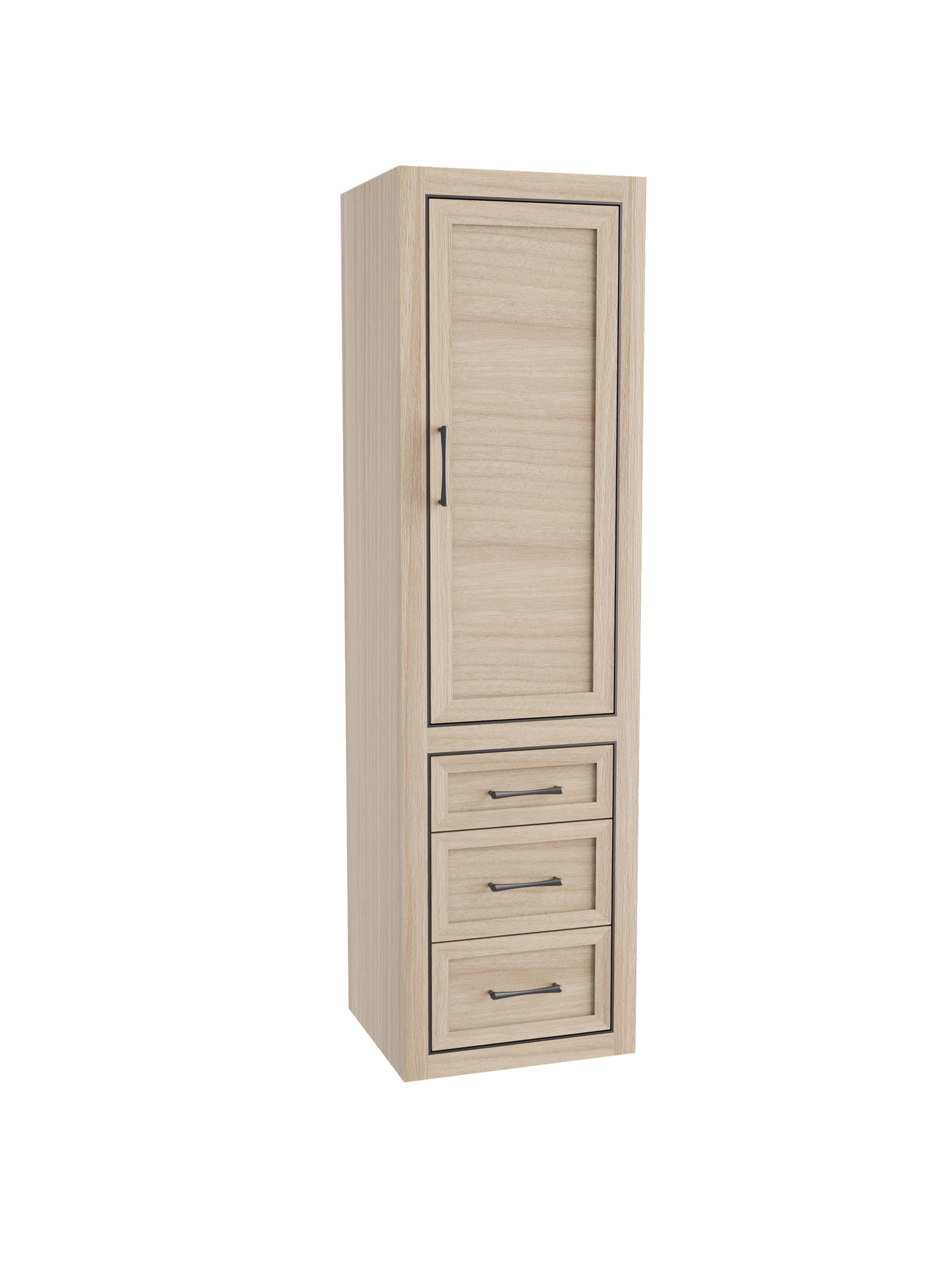 Renaissance 20"W x 18"D x 71"H Wall Hung Linen Cabinet R Hinged