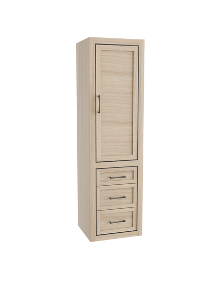 Renaissance 20"W x 18"D x 71"H Wall Hung Linen Cabinet R Hinged