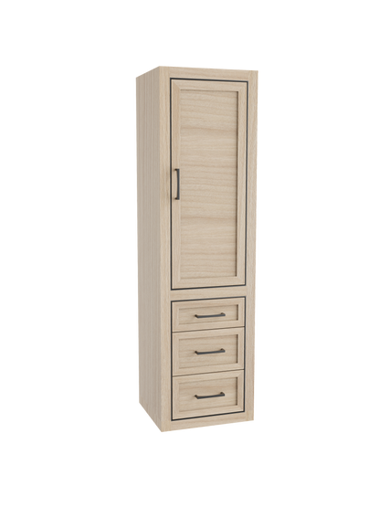 Renaissance 20"W x 18"D x 71"H Wall Hung Linen Cabinet R Hinged