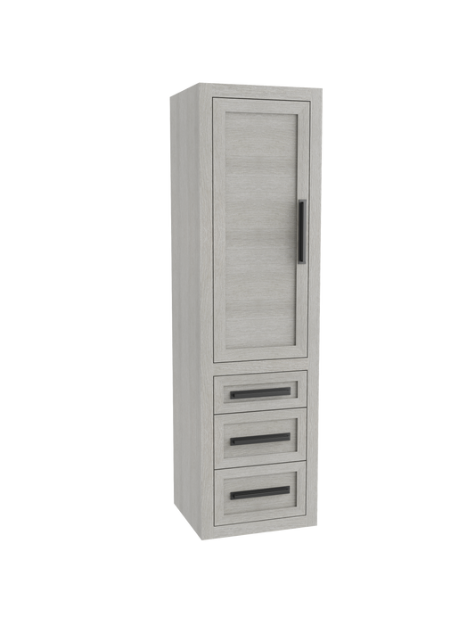 Renaissance SE 20"W x 18"D x 71"H Wall Hung Linen Cabinet L Hinged