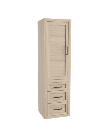 Renaissance SE 20"W x 18"D x 71"H Wall Hung Linen Cabinet L Hinged