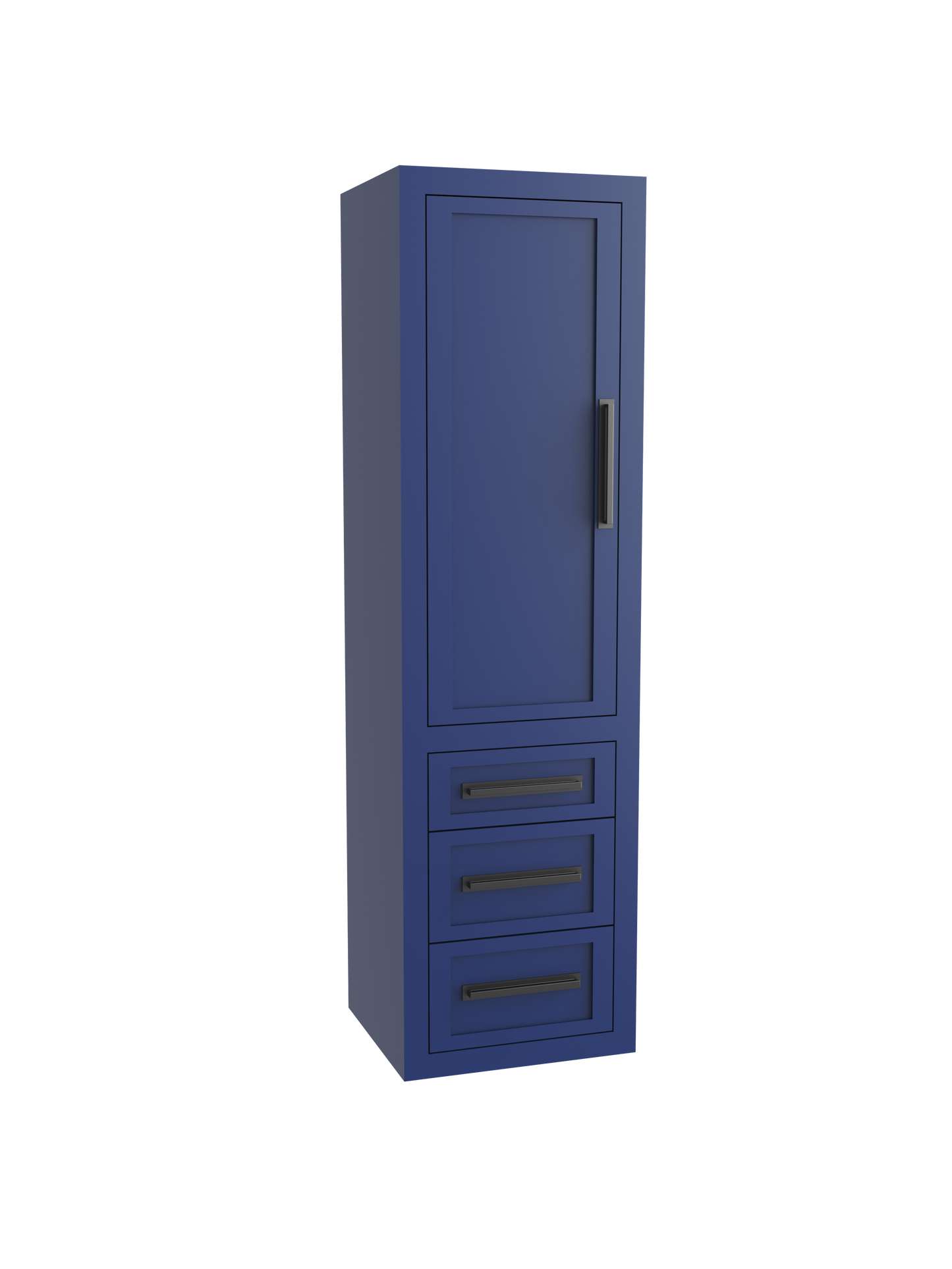 Renaissance SE 20"W x 18"D x 71"H Wall Hung Linen Cabinet L Hinged