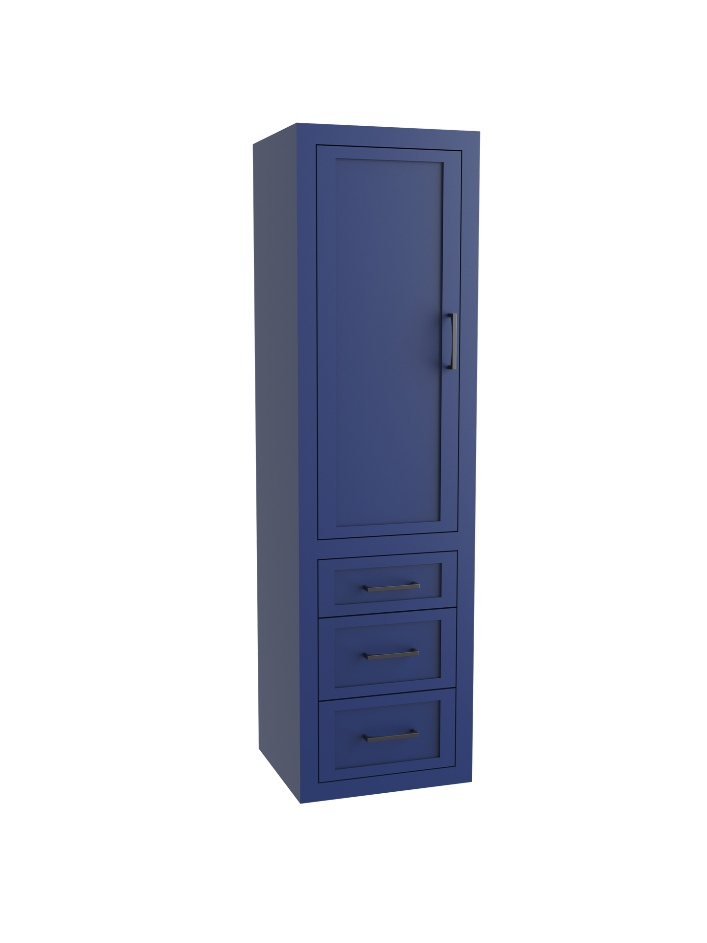 Renaissance SE 20"W x 18"D x 71"H Wall Hung Linen Cabinet L Hinged