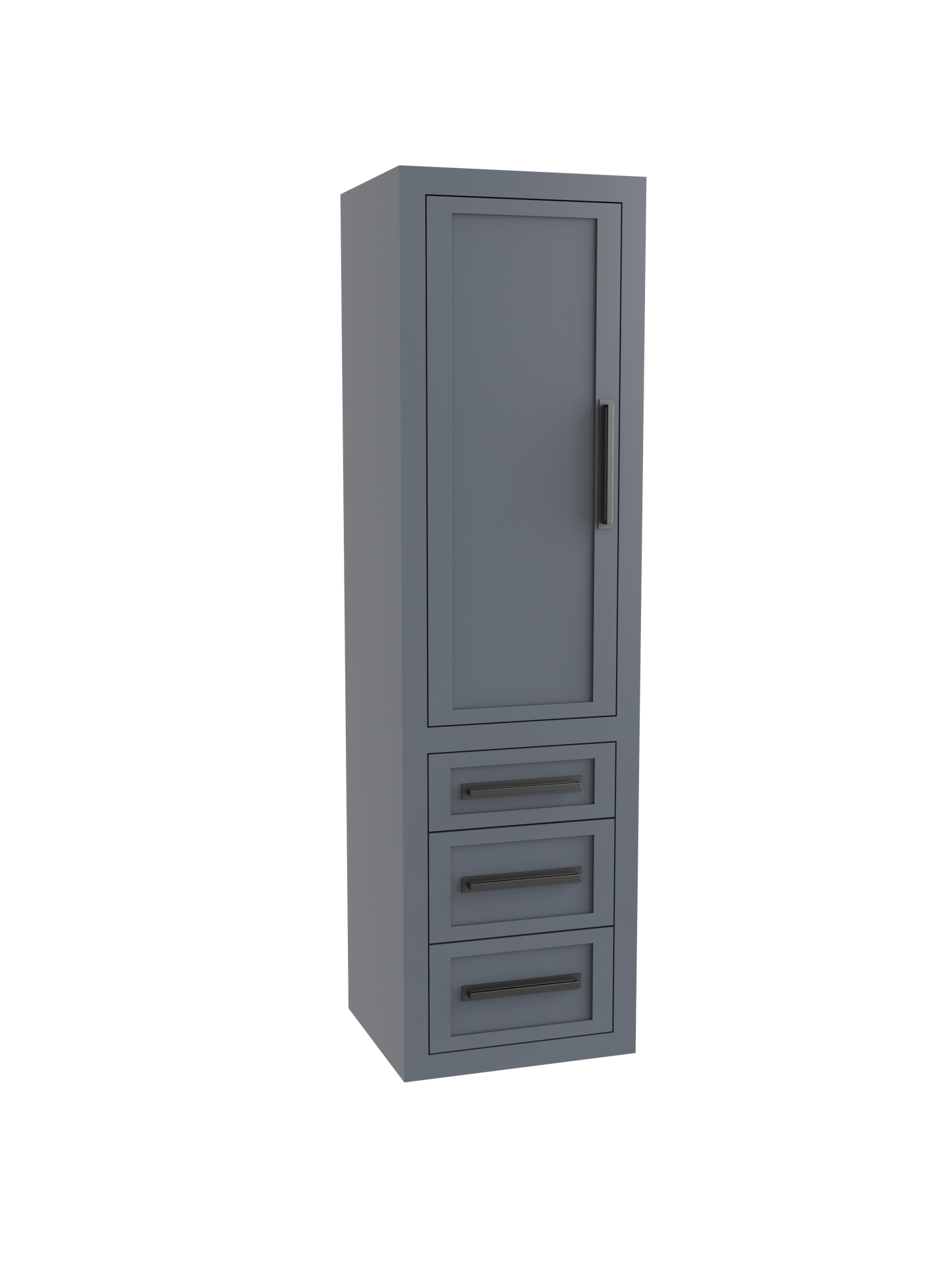 Renaissance SE 20"W x 18"D x 71"H Wall Hung Linen Cabinet L Hinged