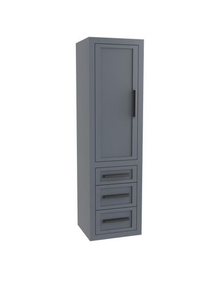 Renaissance SE 20"W x 18"D x 71"H Wall Hung Linen Cabinet L Hinged