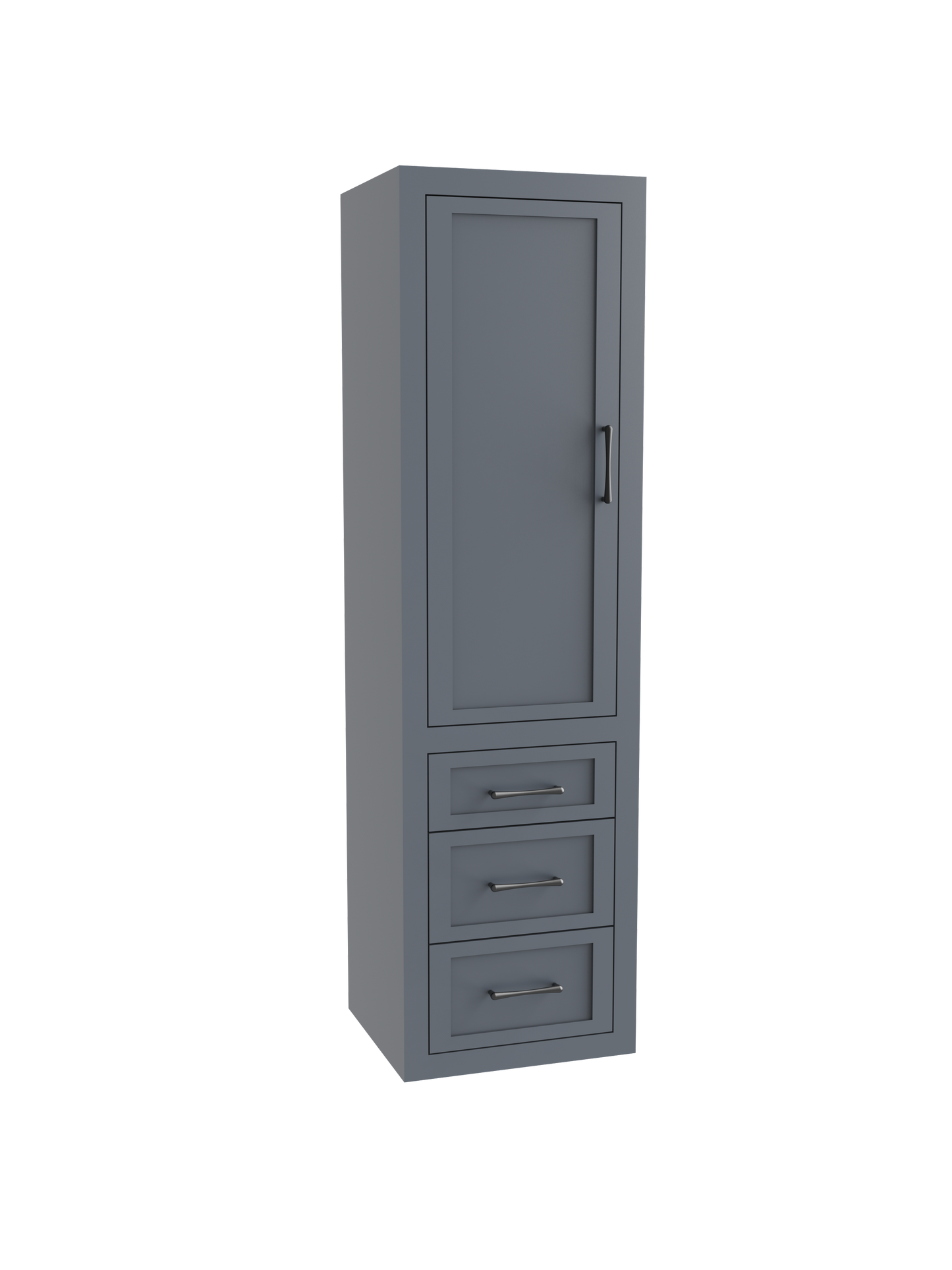 Renaissance SE 20"W x 18"D x 71"H Wall Hung Linen Cabinet L Hinged