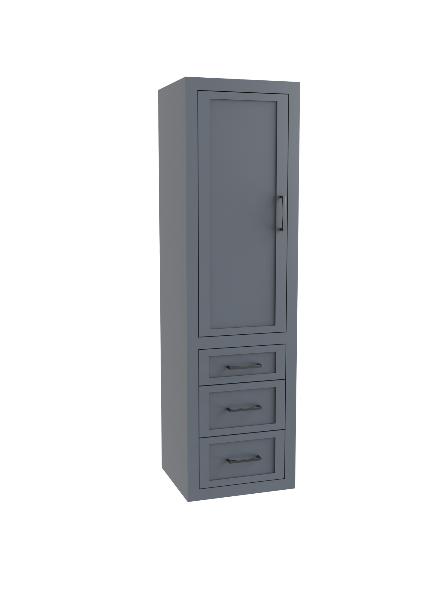 Renaissance SE 20"W x 18"D x 71"H Wall Hung Linen Cabinet L Hinged