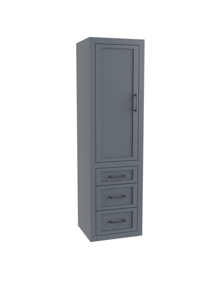 Renaissance SE 20"W x 18"D x 71"H Wall Hung Linen Cabinet L Hinged