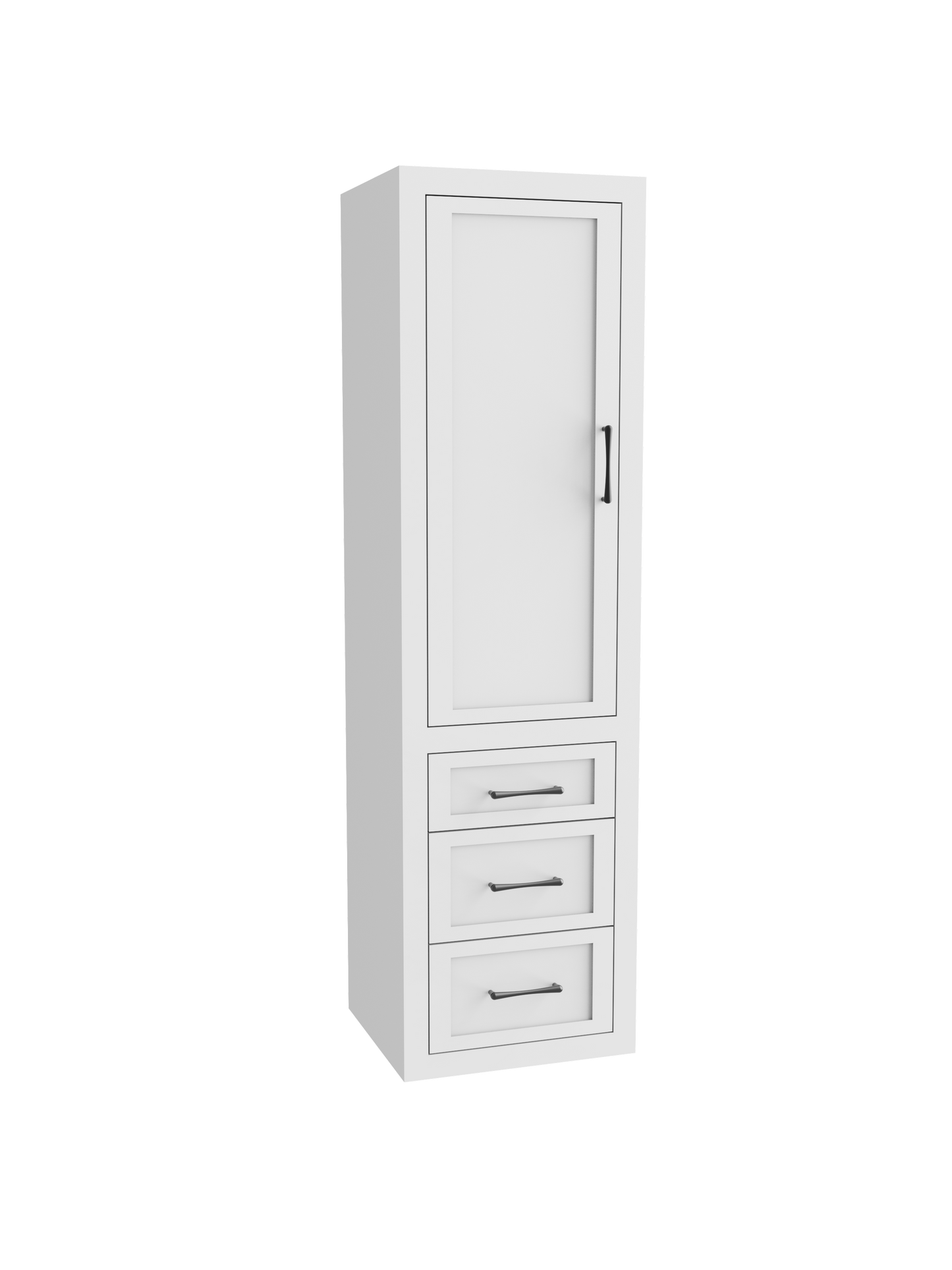 Renaissance SE 20"W x 18"D x 71"H Wall Hung Linen Cabinet L Hinged
