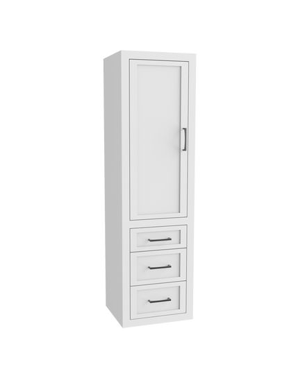 Renaissance SE 20"W x 18"D x 71"H Wall Hung Linen Cabinet L Hinged