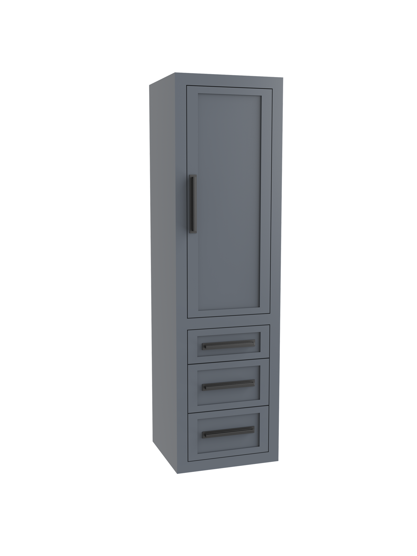 Renaissance SE 20"W x 18"D x 71"H Wall Hung Linen Cabinet R Hinged