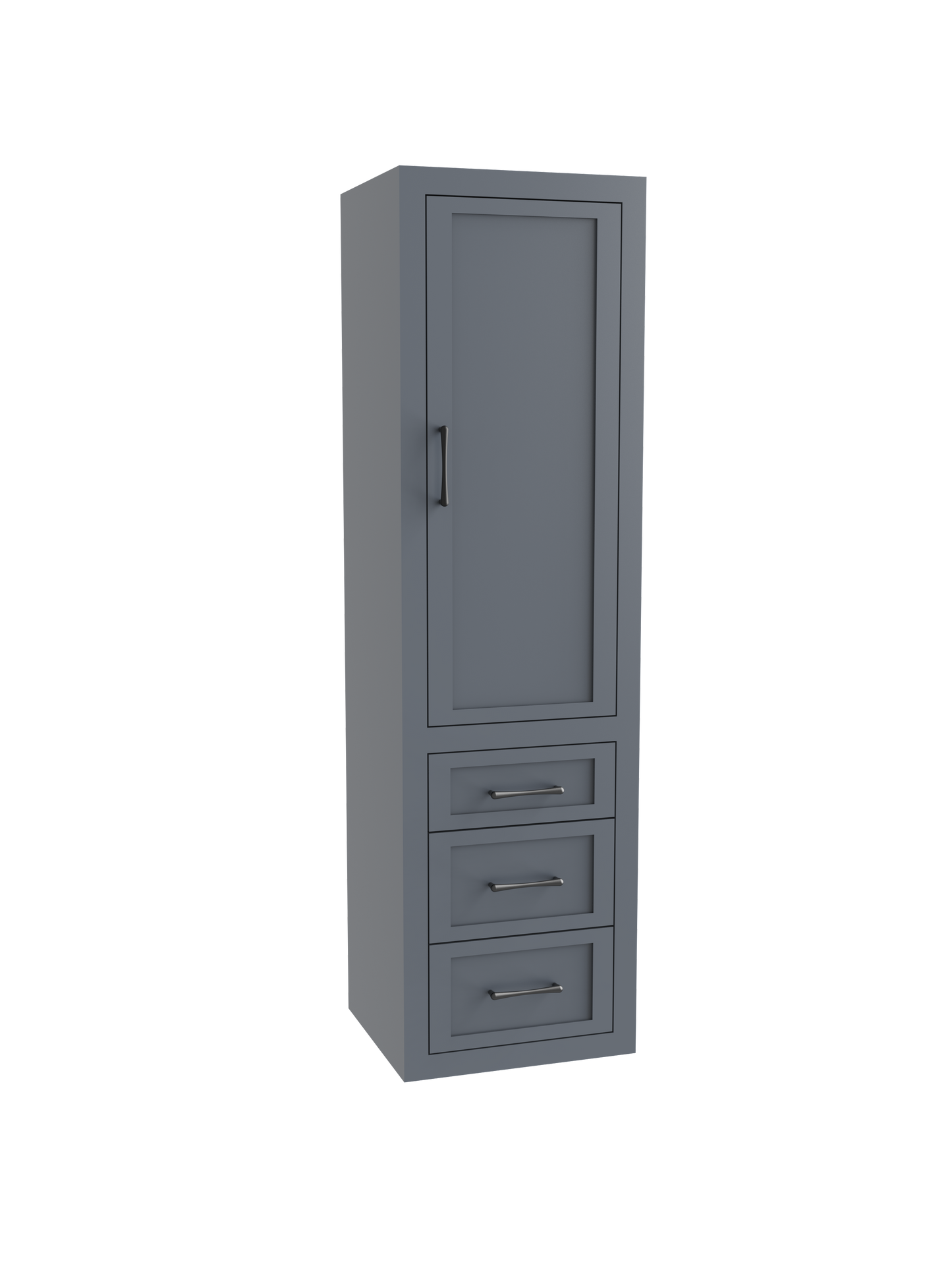 Renaissance SE 20"W x 18"D x 71"H Wall Hung Linen Cabinet R Hinged