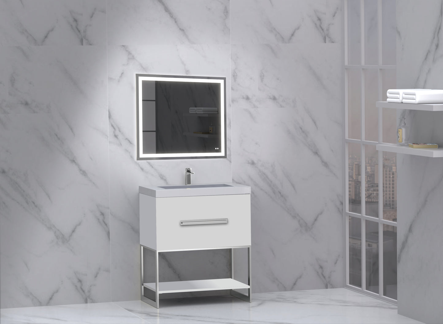 Loft 30" Free Standing Vanity Cabinet