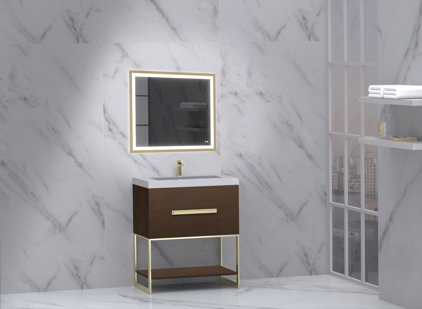 Loft 30" Free Standing Vanity Cabinet