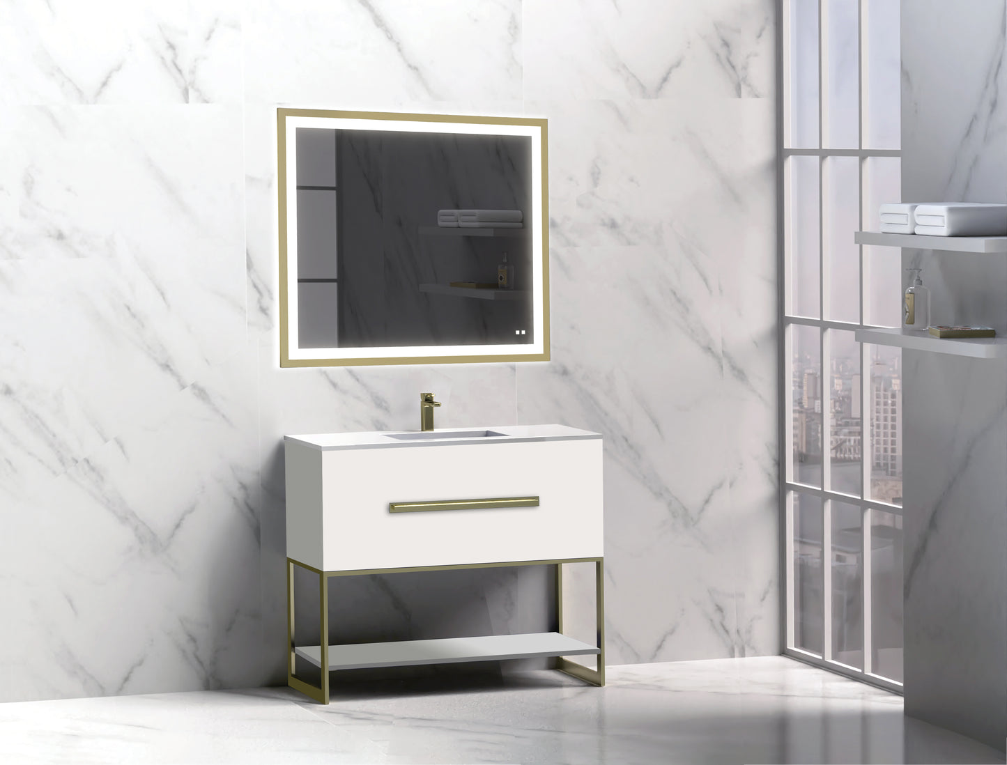 Loft 36" Free Standing Vanity Cabinet
