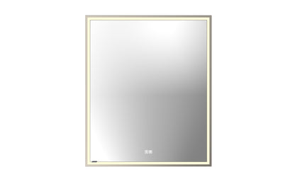 Illusion Lighted Mirrored Cabinet, Recessed Mount, 2700/3000/4000K Temperature, Deffoger, Dimmable, Three-direction Light Diffuser