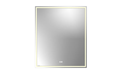 Illusion Lighted Mirrored Cabinet, Recessed Mount, 2700/3000/4000K Temperature, Deffoger, Dimmable, Three-direction Light Diffuser