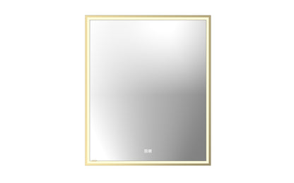Illusion Lighted Mirrored Cabinet, Recessed Mount, 2700/3000/4000K Temperature, Deffoger, Dimmable, Three-direction Light Diffuser