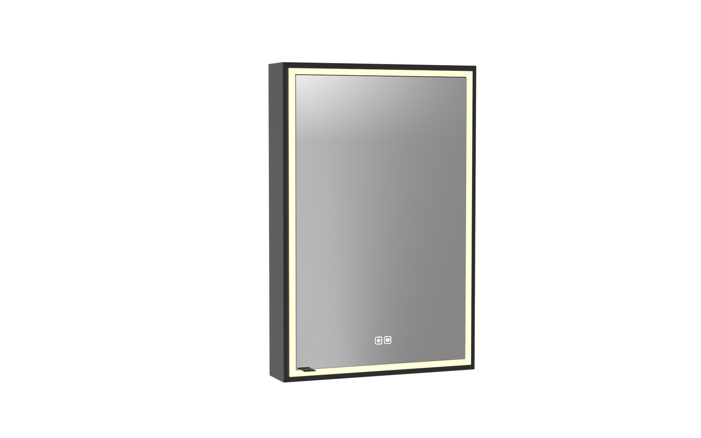Pioneer Lighted Mirrored Cabinet, Surface Mount, 2700/3000/4000K Temperature, Deffoger, Dimmable, Three-direction Light Diffuser