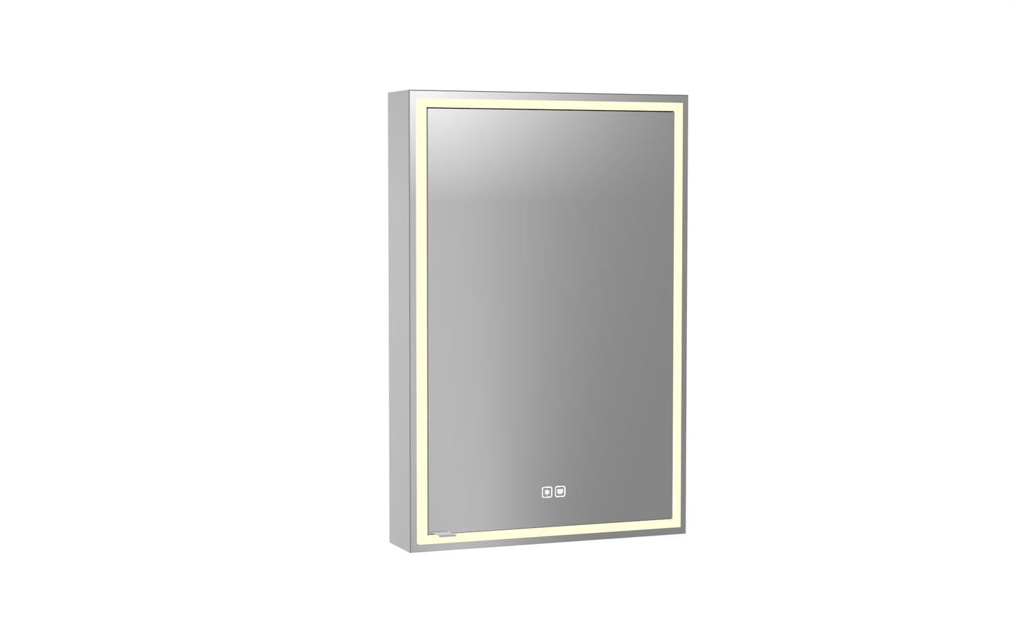 Pioneer Lighted Mirrored Cabinet, Surface Mount, 2700/3000/4000K Temperature, Deffoger, Dimmable, Three-direction Light Diffuser