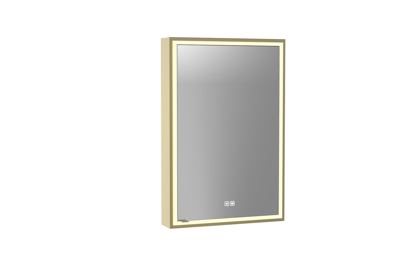 Pioneer Lighted Mirrored Cabinet, Surface Mount, 2700/3000/4000K Temperature, Deffoger, Dimmable, Three-direction Light Diffuser