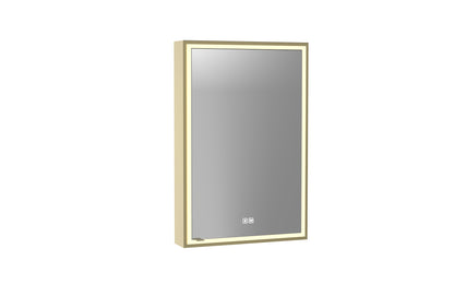 Pioneer Lighted Mirrored Cabinet, Surface Mount, 2700/3000/4000K Temperature, Deffoger, Dimmable, Three-direction Light Diffuser