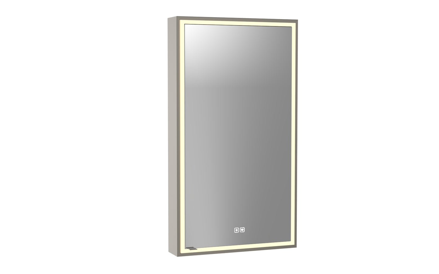 Pioneer Lighted Mirrored Cabinet, Surface Mount, 2700/3000/4000K Temperature, Deffoger, Dimmable, Three-direction Light Diffuser