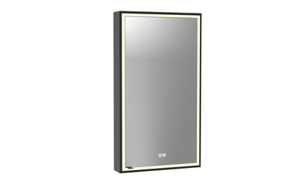 Pioneer Lighted Mirrored Cabinet, Surface Mount, 2700/3000/4000K Temperature, Deffoger, Dimmable, Three-direction Light Diffuser