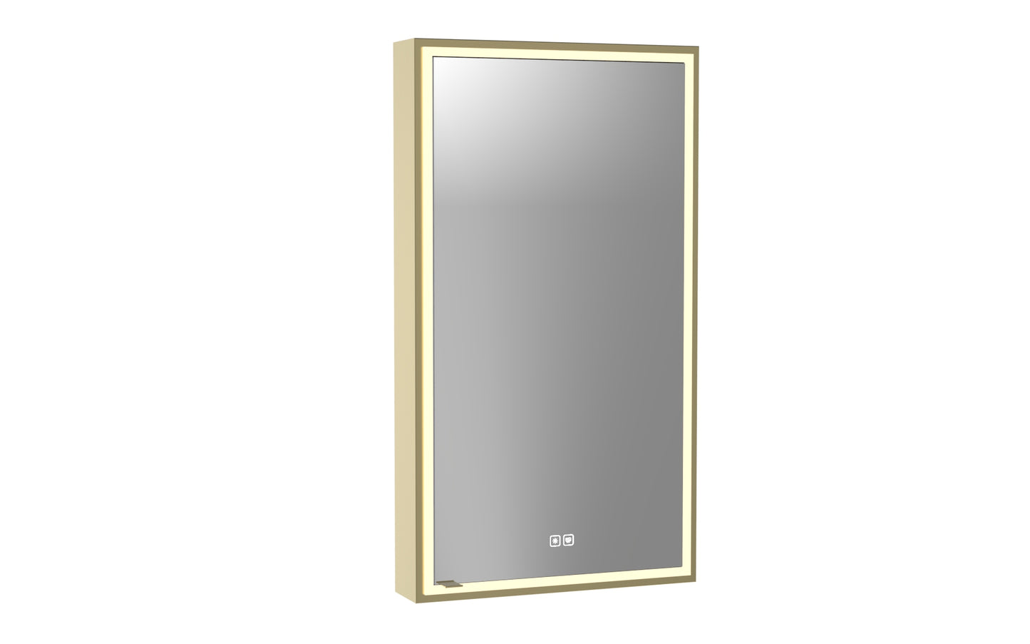Pioneer Lighted Mirrored Cabinet, Surface Mount, 2700/3000/4000K Temperature, Deffoger, Dimmable, Three-direction Light Diffuser