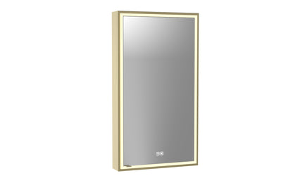 Pioneer Lighted Mirrored Cabinet, Surface Mount, 2700/3000/4000K Temperature, Deffoger, Dimmable, Three-direction Light Diffuser