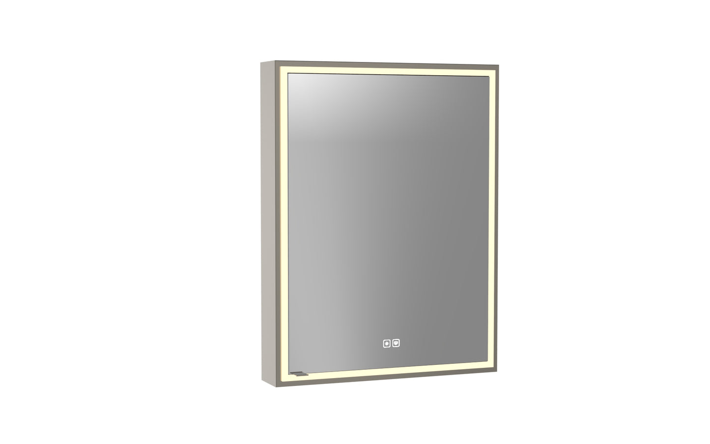 Pioneer Lighted Mirrored Cabinet, Surface Mount, 2700/3000/4000K Temperature, Deffoger, Dimmable, Three-direction Light Diffuser