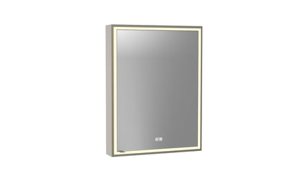 Pioneer Lighted Mirrored Cabinet, Surface Mount, 2700/3000/4000K Temperature, Deffoger, Dimmable, Three-direction Light Diffuser