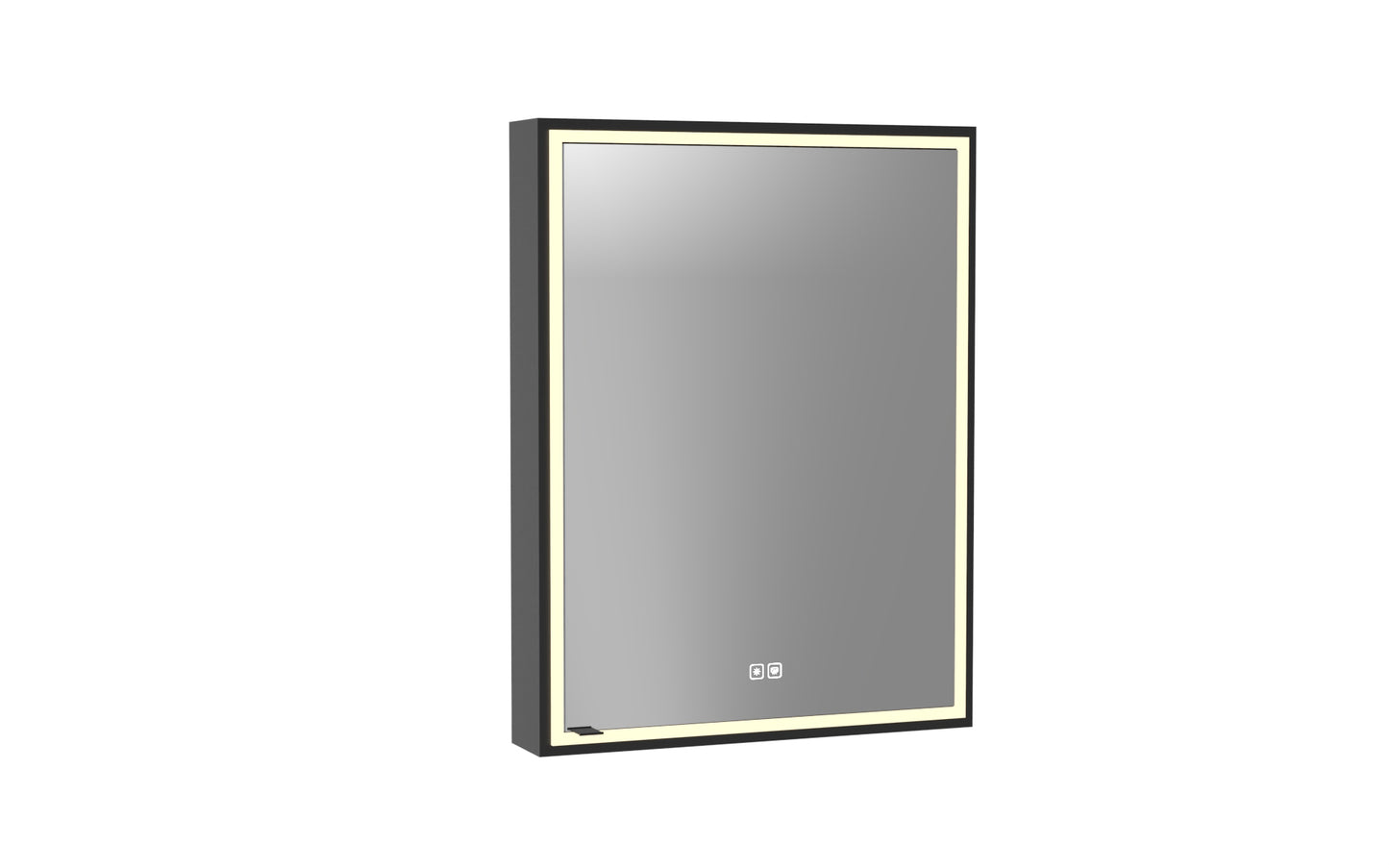 Pioneer Lighted Mirrored Cabinet, Surface Mount, 2700/3000/4000K Temperature, Deffoger, Dimmable, Three-direction Light Diffuser