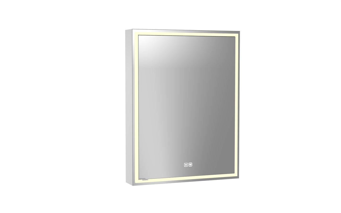 Pioneer Lighted Mirrored Cabinet, Surface Mount, 2700/3000/4000K Temperature, Deffoger, Dimmable, Three-direction Light Diffuser