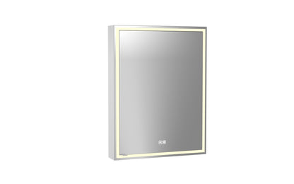Pioneer Lighted Mirrored Cabinet, Surface Mount, 2700/3000/4000K Temperature, Deffoger, Dimmable, Three-direction Light Diffuser